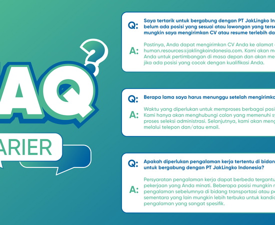 FAQ Karier | JakLingko Indonesia - Menghubungkan Kamu Kemana Saja